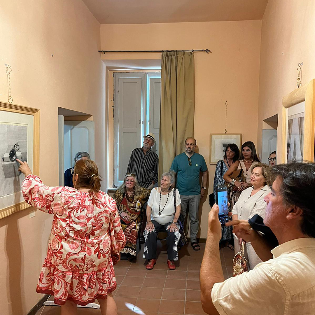 Immagine dall'inaugurazione della mostra Martyres