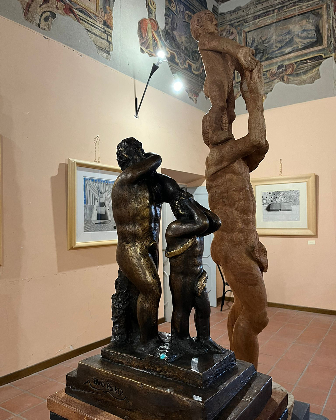 Immagine dall'inaugurazione della mostra Martyres