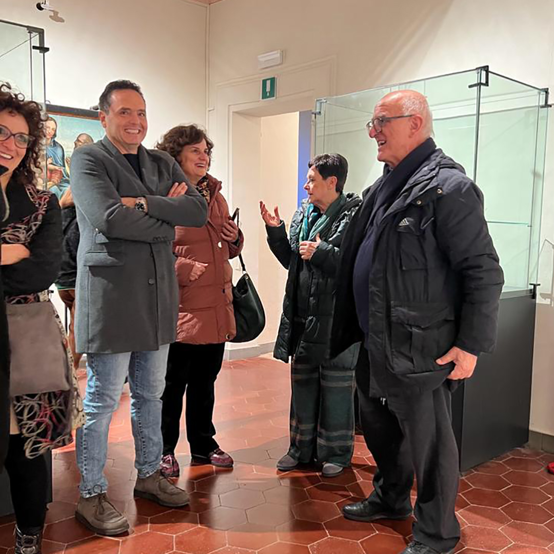 Pictures of the opening of RELICS, drawings by David Booker